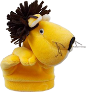 Lion for child hand
 Handpuppe Handpuppen Handpuppet Hand puppet Marionette