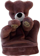 Bär für Kinderhand
 Handpuppe Handpuppen Handpuppet Marionette